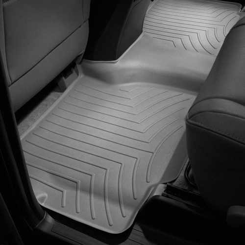 Килимки в салон для Toyota Sequoia 2007-12 з бортиком задні сірі без центр. консолі 460934