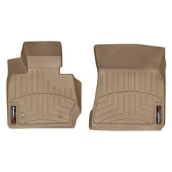Килимки в салон для BMW X3 2010 - з бортиком бежеві передні 453311