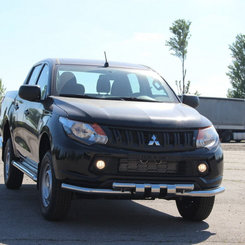 Захист переднього бампера для Mitsubishi L200 (2016+)/ Fiat FullBack