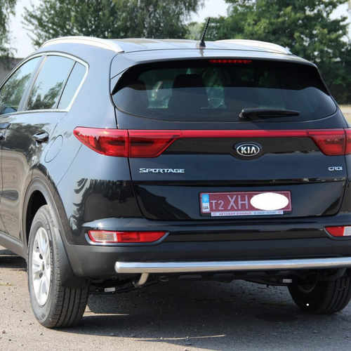 Захист заднього бампера пряма для Kia Sportage 2016-