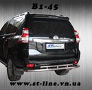 Захист заднього бампера подвійна для Toyota Land Cruiser 150 (2009-2013/2013+)