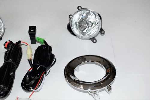 Протитуманні фари хром кільцями для Toyota Land Cruiser Prado 150 2013-