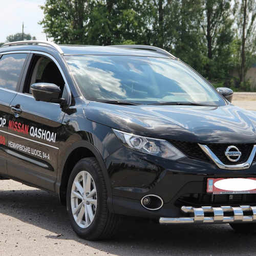 Захист переднього бампера для Nissan Qashqai 2014+
