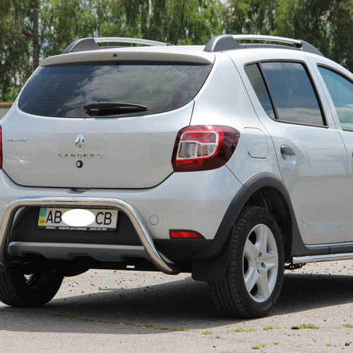 Захист заднього бампера для Renault Sandero Stepway 12+