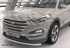 Захист переднього бампера Hyundai Tucson (2015-) (одинарний) d 60*
