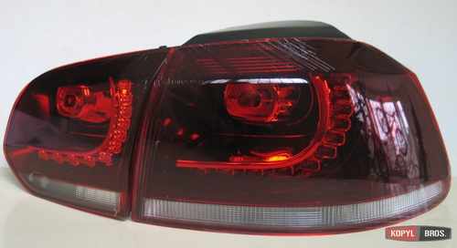 Задня світлодіодна LED альтернативна оптика (R20 червона TC) для Volkswagen Golf 6 2009-2012
