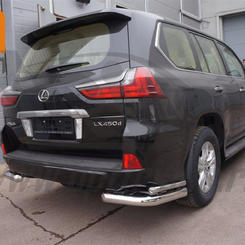 Захист заднього бампера Lexus LX (2015-) (куточки) d60/42