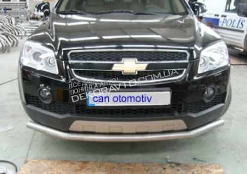Захист переднього бампера пряма Can Otomotiv для Chevrolet Captiva