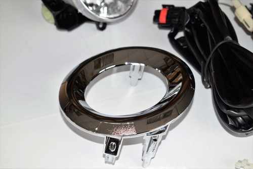 Протитуманні фари хром кільцями для Toyota Land Cruiser Prado 150 2013-
