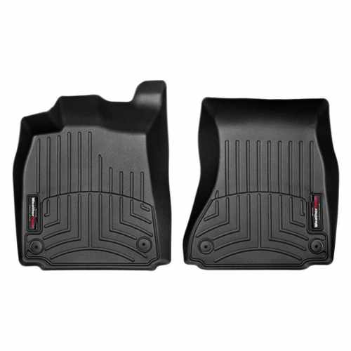 Килимки в салон для Audi A6 2012 - з бортиком передні чорні 445641