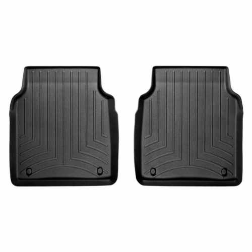 Килимки в салон для Audi A8 2011 - чорні задні LONG 444202