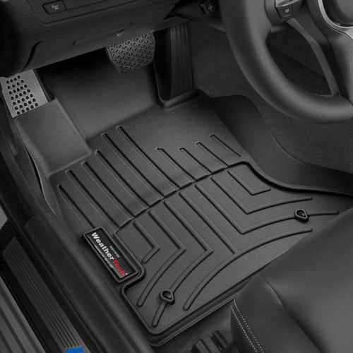 Килимки в салон для BMW 5 2010 - F10 X drive з бортиком передні чорні 443301