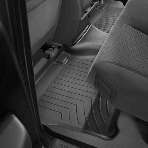 Килимки в салон для Toyota Tundra 2007-12 Double Cab з бортиком задні чорні 440932