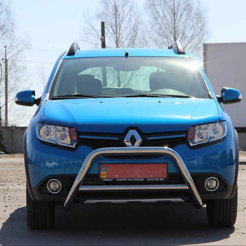 Кенгурятник з перемичкою для Renault Sandero Stepway 12+ D60