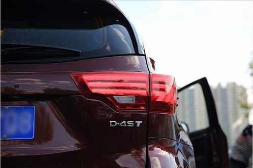 Задні ліхтарі LED для Highlander 2014+ Lexus стиль червоні