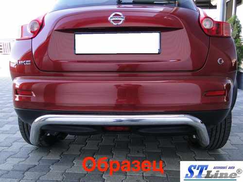Захист заднього бампера скоба для Nissan X-Trail 2014-2017