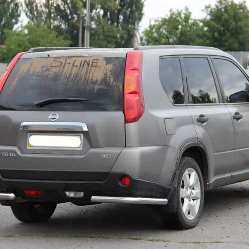 Захист заднього бампера "кути одинарні" для Nissan X-trail T31 2007-