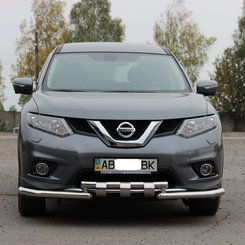 Захист переднього бампера для Nissan X-trail 2014-2017 ST009-15