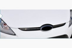Хром накладки для Ford Fiesta (09+) передня решітка нерж Carmos (Турция)