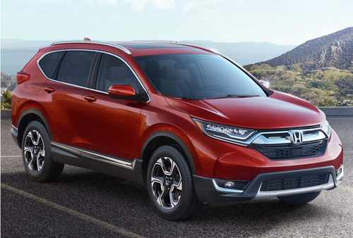 Рейлінги на дах для Honda CRV 2017-2022 сірі