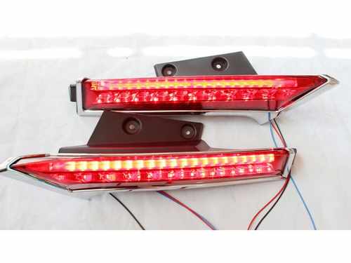 LED вставки задніх стійок кузова Nissan X-Trail T32 2014+