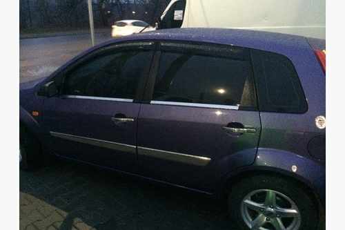 Хром накладки для Ford Fiesta 2002-2008 накладки на ручки нерж Carmos (Туреччина)