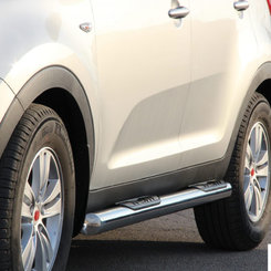 Пороги труба нерж. для Kia Sportage 2010-2015 /Ø60