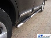 Пороги труба нерж. для Nissan Qashqai 2006-2013 /Ø60