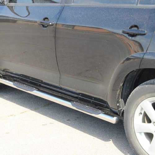 Пороги труба нерж. для Toyota Rav4 2006-2013 /кор.база /Ø60