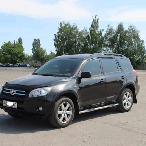 Пороги труба нерж. для Toyota Rav4 2006-2013 /кор.база /Ø60
