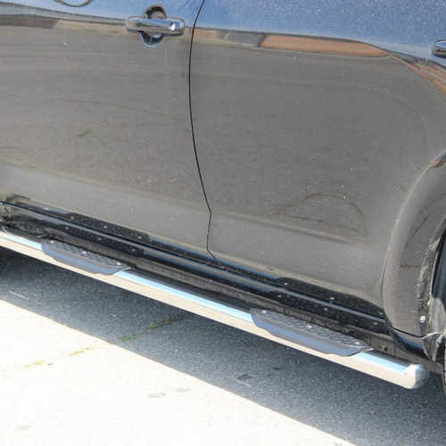 Пороги труба нерж. для Toyota Rav4 2006-2013 /кор.база /Ø60