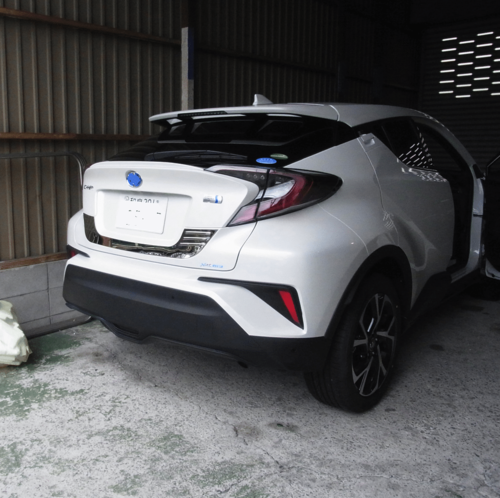 Хром накладки на дзеркала для Toyota C-HR (ABS пластик)