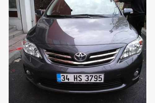 Хром накладки на передню решітку для Toyota Corolla 10-13 нерж Carmos (Туреччина)