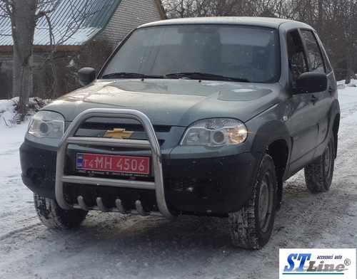 Кенгурятник високий для Chevrolet Niva 2008+