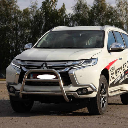 Кенгурятник з двома перемичками для Mitsubishi Pajero Sport 2016+