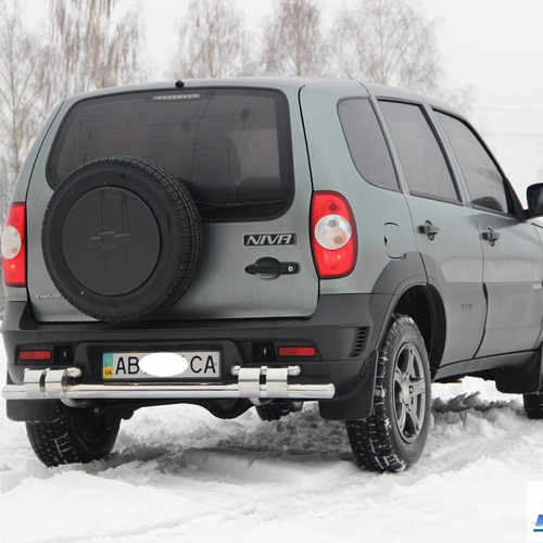 Захист заднього бампера для Шевроле Нива 08-