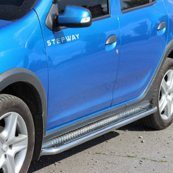 Пороги лист для Renault Sandero Stepway 12+