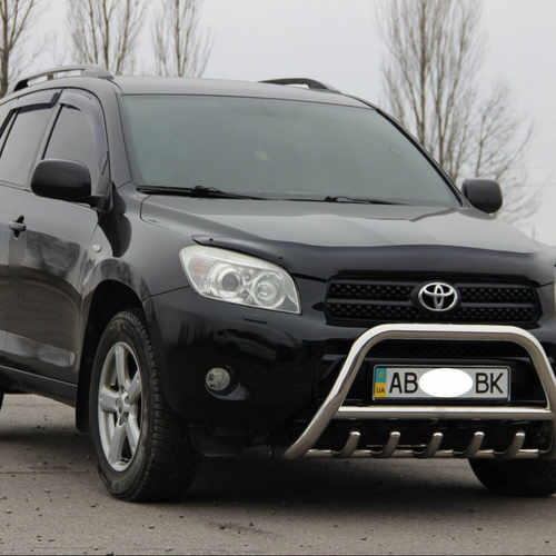 Кенгурятник з перемичкою і грилем D60 для Toyota Rav-4 2006-2012