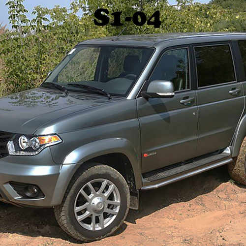 Захист штатних порогів для UAZ Patriot 2014-2016