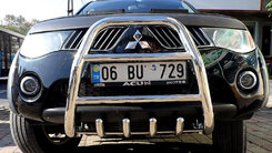 Кенгурятник високий Tamsan для Mitsubishi L200/Pajero sport