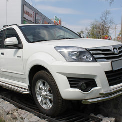 Передній захист (чорний метал) для Haval H3