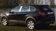 Хром молдинги дверних стійок (нерж.) 8 шт. Omsa для Chevrolet Captiva