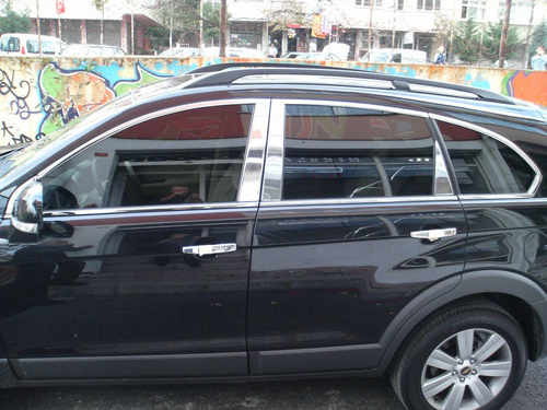Хром молдинги дверних стійок (нерж.) 8 шт. Omsa для Chevrolet Captiva