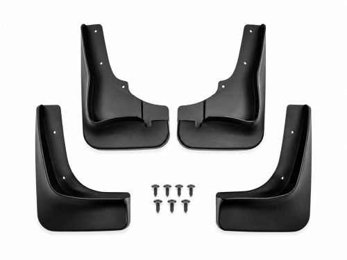 Бризковики Mitsubishi Outlander XL 2006-2012 Широкий порог, (4шт.) Xukey