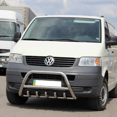 Кенгурятник з перемичкою і грилем D60 для T5 2003-2010