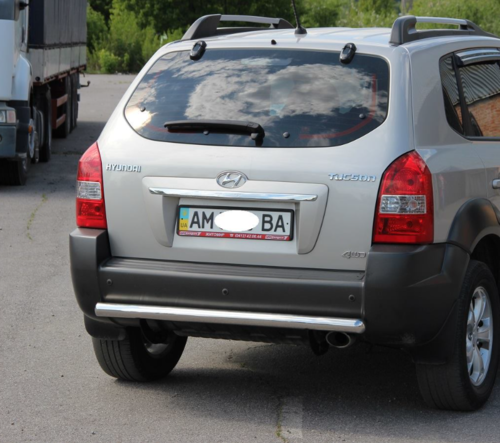 Захист заднього бампера для Hyundai Tucson 2004-