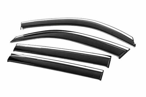 Вітровики Toyota land Cruiser 200 , з хром окантовкою 4шт.