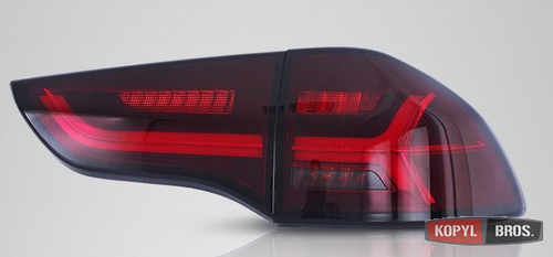 LED оптика Задні ліхтарі Mitsubishi Pajero Sport 2008+ (червоні)
