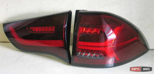LED оптика Задні ліхтарі Mitsubishi Pajero Sport 2008+ (червоні)