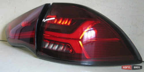 LED оптика Задні ліхтарі Mitsubishi Pajero Sport 2008+ (червоні)